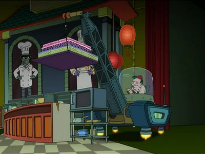 Look, Leonard, we're light enough
to keep the tapes! Isn't that great? - Futurama
