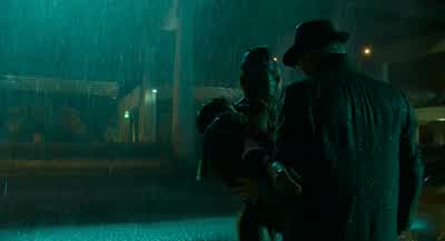 Look, man on the ground. - The Shape of Water