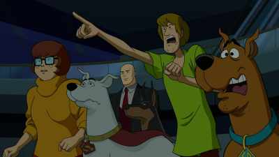 Look man,
there's something
behind that tapestry. - Scooby-Doo! and Krypto, Too!