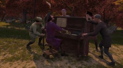 Look out They got a piano - Shrek the Third