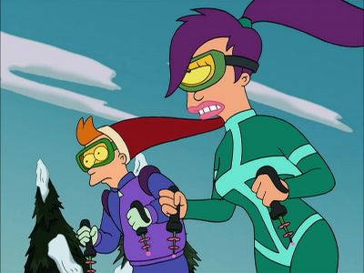 Look out for those trees! - Futurama