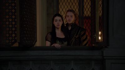 Look over the balcony. - Reign
