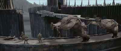 Look! The gate. It's opening! - The Lord of the Rings: The Two Towers