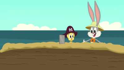 Look shipshape to me,
Captain Tweety. - Bugs Bunny Builders
