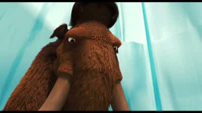 Look Some idiot's going down the EvisceratorPlease tell me that's not our idiot - Ice Age: The Meltdown