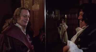 Look!
The blankets edged with satin. - The Wicked Lady