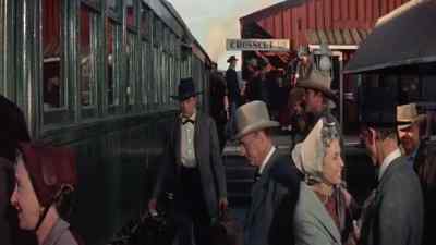 Look after the children
and have fun, dear. Goodbye. - Man of the West