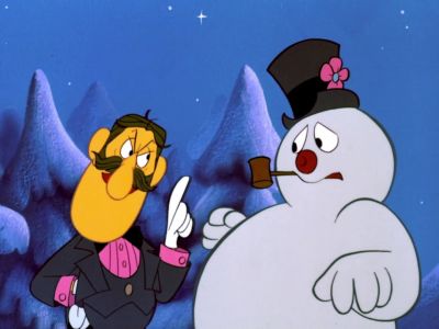 Look The hat's back Let's see if it will make Frosty alive again - Frosty the Snowman