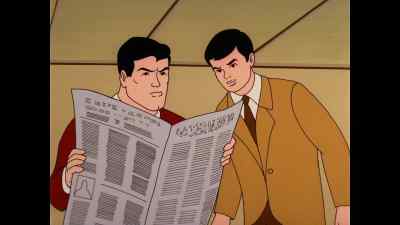 Look, the Joker's making a getaway. - The Adventures of Batman
