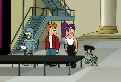 Look, the Robot Museum! - Futurama