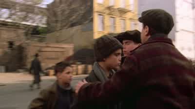 Look, the wagon will hide us from Fartface. - Once Upon a Time in America