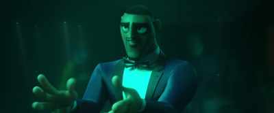 Look, there was a guy
with a robot hand. - Spies in Disguise