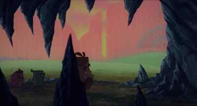 Look! There it is! The exit! - The Pagemaster