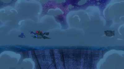 Look! There's someone
in the crater! - Ben 10 vs  the Universe: The Movie