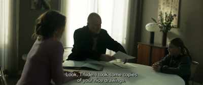 Look, Thilde. I took some copies
of your nice drawings. - The Marco Effect