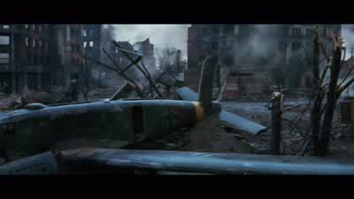 Look, third floor, fourth window from the left. - Enemy at the Gates