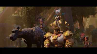 Look, you told me we were going to destroy
the Divine Gate, not go through it! - Maya and the Three