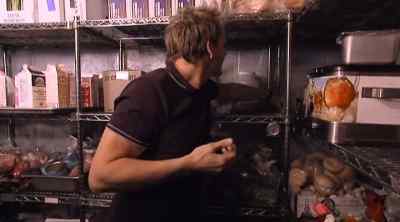 Look underneath here the
amount of mold that's growing. - Kitchen Nightmares