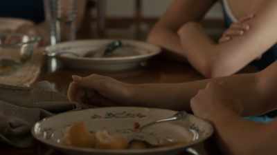 Look up at the screen,
there's a line down the middle, - Burden of Truth
