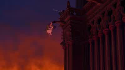 Look, up there! - The Hunchback of Notre Dame
