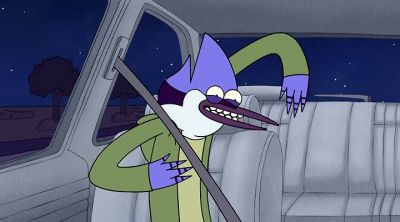 Look up, what's that way up high, - Regular Show