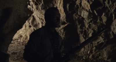 Look, water comes down
from these two caverns, - Escape Through Africa