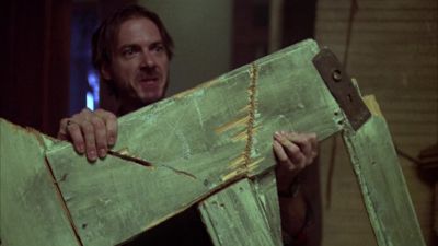 Look what your brother did to this door - Texas Chainsaw Massacre: The Next Generation