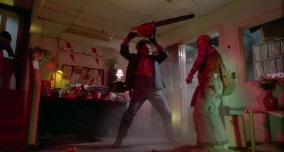 Look what you did to my Sonny Bono wig do - The Texas Chainsaw Massacre 2