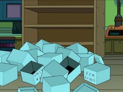 Look! Which one did they go into? Oh, let's all ask each other! That'll solve this problem! We'll ea - Futurama