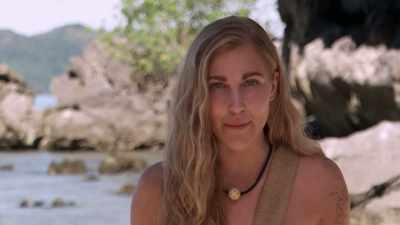 Looked like a mannequin or something,
coming off the raft... - Naked and Afraid of Love