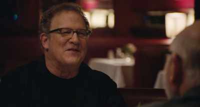Looked up at the screen.
"Not all the time." - Albert Brooks: Defending My Life
