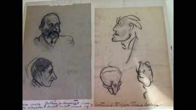 Looking at Irish people
was training you to look, to draw. - The Eyes of Orson Welles