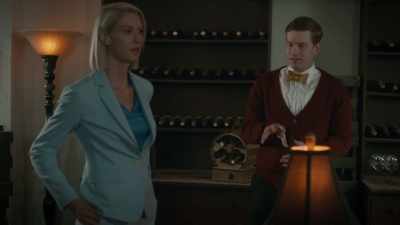 Looking back, I suppose to avoid - Frankie Drake Mysteries