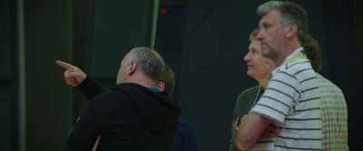 Looking off to the side,
more Praetorian guards, - The Director and the Jedi