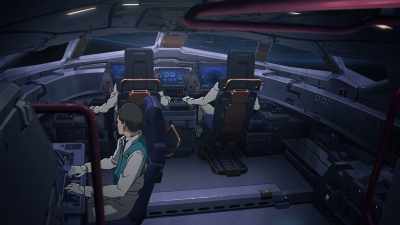 - Looks like a surveillance satellite.
- Must be Mafty's doing. - Mobile Suit Gundam Hathaway