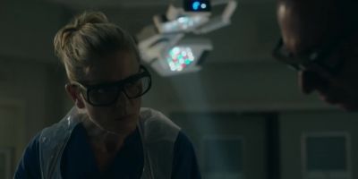 Looks like blue paint. - Silent Witness