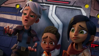 Looks like we crashed into its home… - Star Wars: Young Jedi Adventures