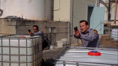 Looks like we got company. - Burn Notice