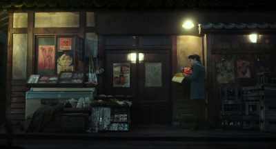 Looks like he's calling someone. - Phantom Detective