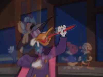LOOKS LIKE I WENT
TOO FAR BACK. - Darkwing Duck