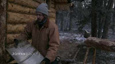 Looks like it'd make a
good shovel, so I cut it. - Life Below Zero: Next Generation