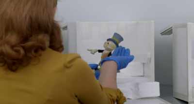 -Looks like Jiminy Cricket.
-Yeah, so we can see the evolution - Adventure Thru the Walt Disney Archives