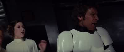 Looks like you managed to cut off our only escape routeMaybe you'd like it back in your cell your highness - Star Wars: Episode IV   A New Hope