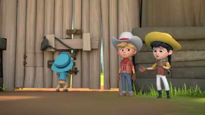 Looks like Wanda wandered outside - Dino Ranch