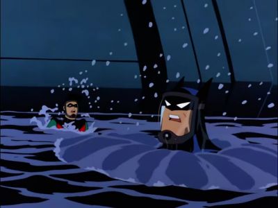 Looks like we're swimming home. - Batman: The Animated Series