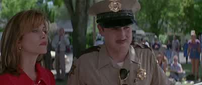 Looks like we've got a serial killer on our handsSerial killer's not really accurateGotta knock off a couple more to get that titleWell we can hope can't we ChucklesI mean we certainly don't have any leadsHave you located Sidney's father yetNo not yetHe's - Scream
