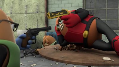 Looks like what we've got here is a stand off - Killer Bean Forever