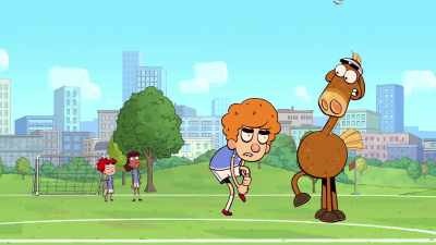 - Looks like you're
back in, Annie. - It's Pony