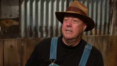 Looks to me like salt,
and I would say - Moonshiners: Master Distiller