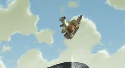 Loop-de-loop. - Ice Age